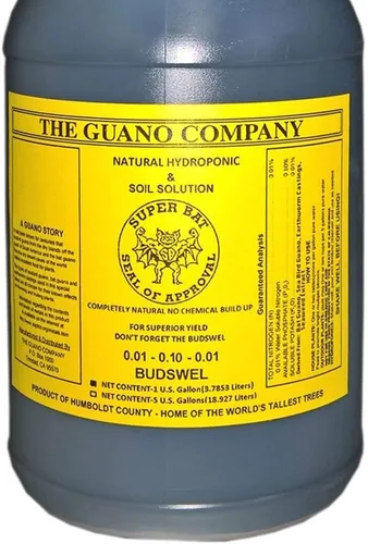 Miniatura 4 de Hydrofarm GUBS128C Super Bat Budswel Solución nutritiva líquida hidropónica orgánica para flores fuertes en suelo de jardín, flores y plantas, 1