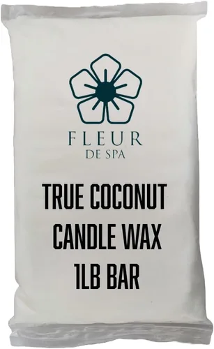 Miniatura 3 de FLEUR DE SPA - Cera de vela de coco de 1 libra – Mezcla de cera de coco totalmente natural de primera calidad – fabricada en Estados Unidos