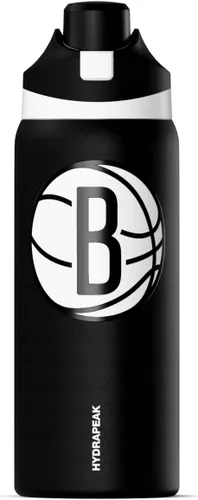 Miniatura 23 de Hydrapeak Botella de agua aislada con licencia oficial de la NBA Phoenix Suns Oasis de 32 onzas con tapa de botón y asa integrada, botella deportiva