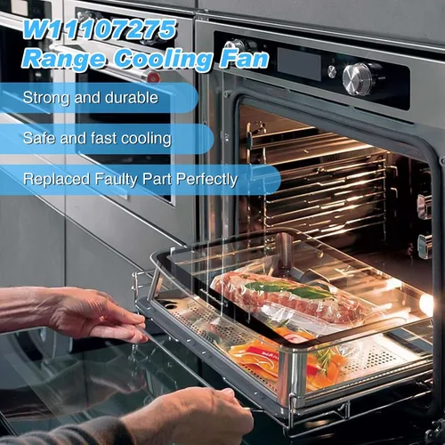 Miniatura 6 de Ventilador de refrigeración W11107275 repuesto Whirlpool, horno de rango JennAir y KitchenAid, pieza de repuesto del motor del ventilador W10162259