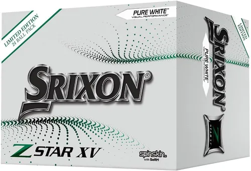 Miniatura 2 de Srixon Z-Star XV - Pelotas de golf para hombre, paquete de 24, color blanco