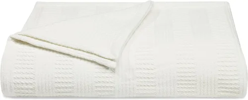 Miniatura 9 de Nautica - Manta tamaño Queen, ropa de cama tejida de algodón texturizado, ideal para cama o sofá, certificado Oeko-Tex (rayas grises)