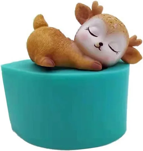 Miniatura 15 de Mini Molde de Jabón de Conejo Lindo de Silicona Molde para Fondant Chocolate Dulces Decoración de Pasteles Moldes de Velas de Silicona Yeso Arcilla