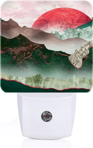 Miniatura 19 de Northern Lights - Luz nocturna enchufable, lámpara nocturna con sensor automático, lámpara de noche del atardecer al amanecer, decoración del hogar