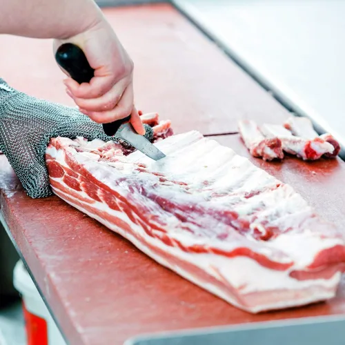 Miniatura 4 de SPITJACK Pechuga para barbacoa, recorte de carne, filete de pescado y cuchillo de deshuesado de cocina de carnicero, hoja curvada de acero