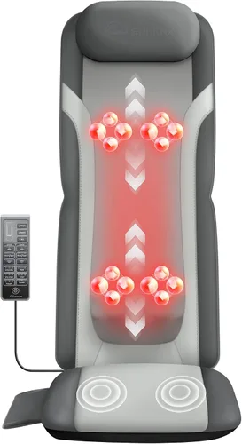 Miniatura 13 de Snailax - Masajeador de espalda con calor, regalos para hombres, mujeres, silla de masaje eléctrica de tejido profundo para todo el cuerpo