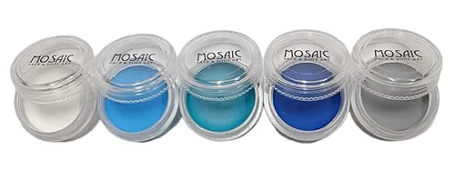 Miniatura 6 de Mosaic HydroCream - Paquetes de personajes de pintura facial para niños, no mancha, lavable, fórmula vegana gentil hipoalergénica. Pasteles