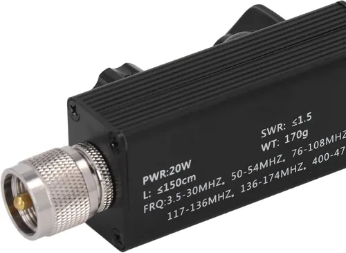 Miniatura 6 de Transmisor de radio de onda corta QRP Transmisor de banda completa FM Air Antena de onda corta QRP Portátil y fácil de usar Reducir interferencias