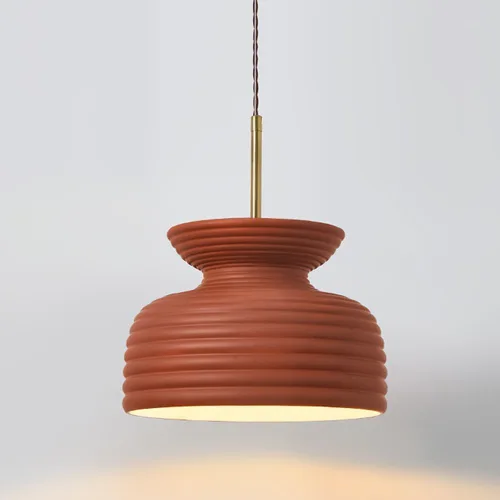 Miniatura 5 de Lámpara colgante de resina con rayas de estilo japonés, lámpara moderna para isla de cocina, lámpara colgante ajustable para restaurante, estudio