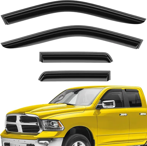 Miniatura 14 de Deflectores de ventana extra duraderos, viseras de ventana con cinta adhesiva, protectores de lluvia para Mazda CX-5 2017-2026, viseras solares