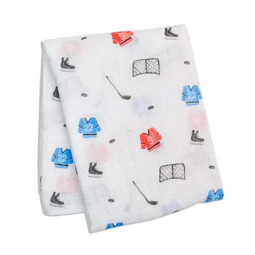 Miniatura 14 de Lulujo Manta para bebé, unisex, suave, 100% muselina de algodón, manta de recepción neutra para niñas y niños, 47 x 47 pulgadas, África