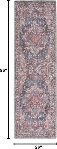 Miniatura 109 de Nourison Home New Concept - Alfombra lavable de 6 x 9 pies, fácil de limpiar, no se desprende, para dormitorio, sala de estar, comedor y cocina