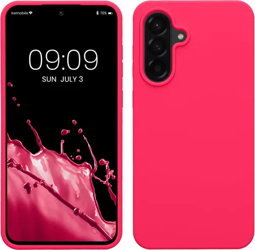 Miniatura 269 de kwmobile Funda Compatible con Samsung Galaxy A14 5G - Funda de teléfono de TPU y silicona con acabado suave - Verde Lima