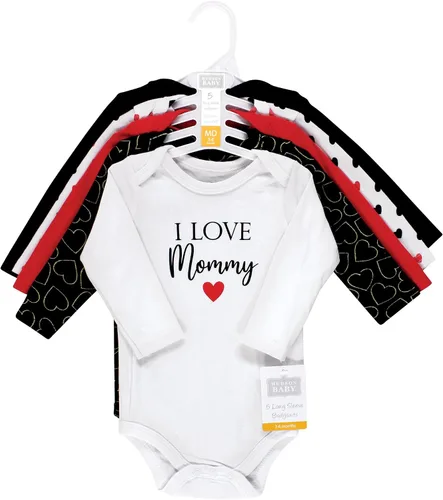 Miniatura 2 de Hudson Baby Body unisex de algodón de manga larga, para bebé