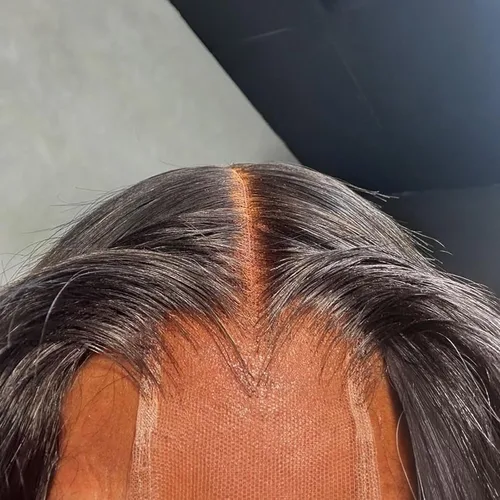 Miniatura 7 de BEEOS Encaje frontal real HD de 13 x 4 pulgadas, encaje frontal ultra fino invisible HD vívido limpio pre-arrancado cabello humano lacio sedoso
