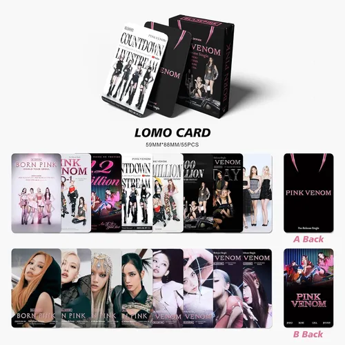 Miniatura 2 de KPOPBP 159 piezas Born Pink Album Caja de regalo Set para fans Blink, mercancía, tarjetas de fotos, decoraciones para cumpleaños y fiestas, cuerdas