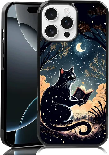 Miniatura 100 de Elegante funda de teléfono con diseño de gato Marie compatible con iPhone 11, funda de encaje dorado para iPhone, a prueba de golpes, rosa fucsia