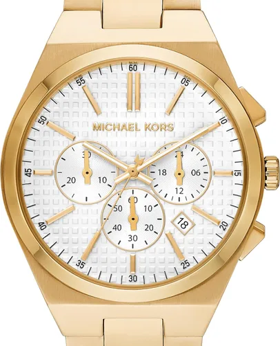 Miniatura 4 de Michael Kors Lennox - Reloj cronógrafo de acero inoxidable para hombre con correa de acero o silicona
