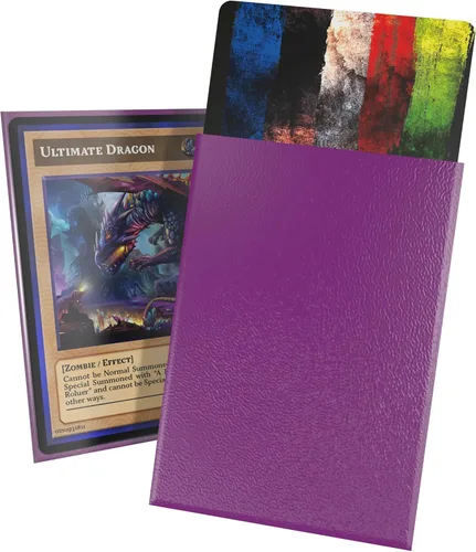 Miniatura 34 de Ultimate Guard Fundas exteriores para cartas Cortex, 100 fundas estándar de tamaño TCG, 66 x 91 mm, con respaldo negro, acabado brillante, sin PVC