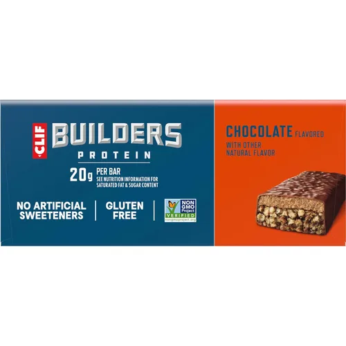 Miniatura 12 de 12 barras de proteínas Clif Bar, 2.4 onzas por barra, CL-60142, 12 unidades, Chocolate, 12, 12