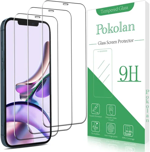 Miniatura 15 de Pokolan [Paquete de 3] Protector de pantalla de privacidad para iPhone 11/iPhone XR Película de vidrio templado antiespía, cobertura completa, sin