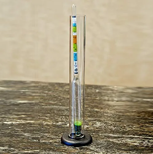 Miniatura 3 de Fermtech 10" Hidrómetro Test Jar para Cerveza o Vino Muestreo, Plástico para Ubrewusa