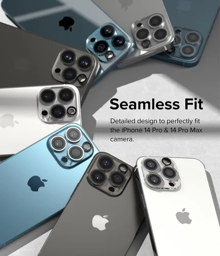 Miniatura 3 de Ringke Paquete de 3 lentes de cámara compatibles con iPhone 14 Pro Max y iPhone 14 Pro, vidrio templado