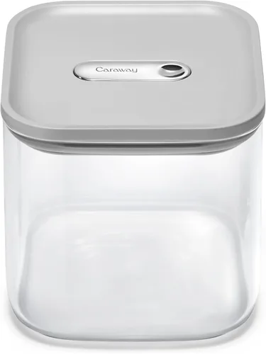 Miniatura 20 de Caraway 1 qt de vidrio Contenedor hermético de almacenamiento de alimentos con tapa – Contenedor de almacenamiento de cocina sin tóxicos, sin BPA