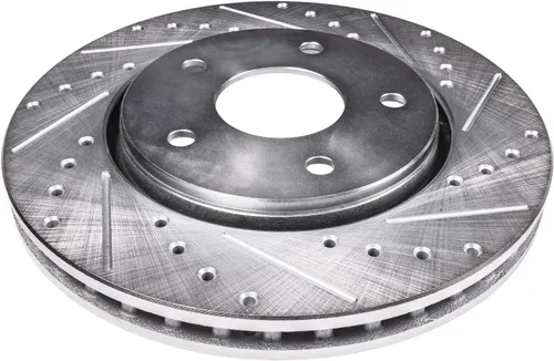 Miniatura 7 de Detroit Axle - Kit de freno delantero para Land Rover Range Rover Sport LR4, rotores de freno de disco ranurados perforados Pastillas de freno