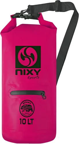 Miniatura 7 de NIXY Bolsa seca impermeable de 10 L con parte superior enrollable, ligera y duradera para paddleboard, kayak, senderismo, camping, canotaje, playa