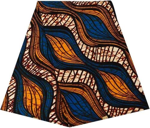 Miniatura 12 de HollandaisWax Tela africana 6 yarda impresa tela africana Ankara tela de cera para vestido de fiesta 6681NEWa