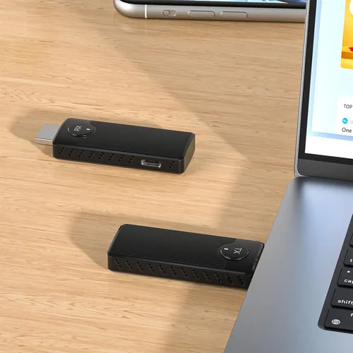 Miniatura 7 de SmartSee Transmisor y receptor inalámbrico HD Kit 4K 2.4G 5GHz Espejo de pantalla y extensor de pantalla Transmisión de vídeo Audio Media desde