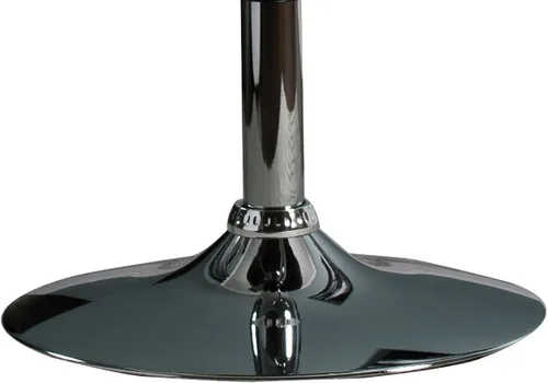 Miniatura 5 de AC Pacific ACBS34 Taburete giratorio de piel sintética ajustable para isla de cocina con marco curvado y elegante base cromada, sillas de mostrador