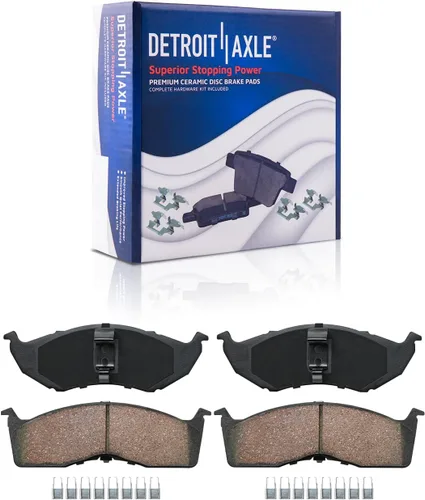 Miniatura 19 de Detroit Axle - Kit de freno delantero para Nissan Altima Sentra 07-10, repuesto de pastillas de freno de cerámica de freno de disco 2007 2008 2009