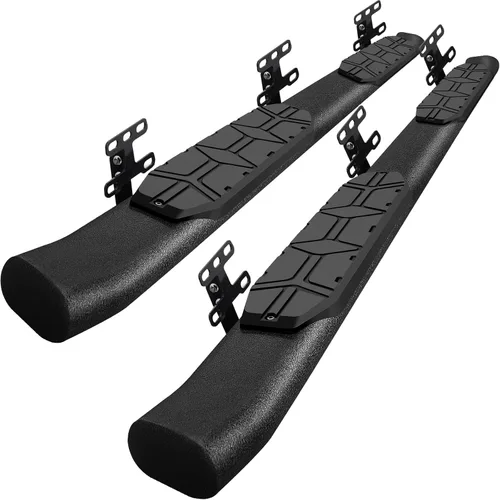 Estribos de Tubo Oval de 4.3 Pulgadas Compatibles con Dodge Ram 1500 Crew Cab 2019-2026 Nuevo Estilo de Carrocería (Excl. Ram 2500/3500/Classic).