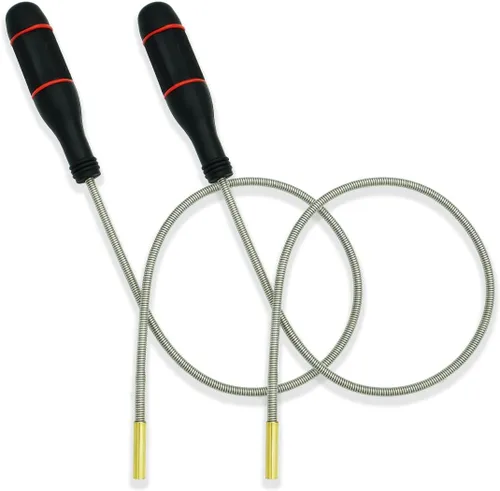 Miniatura 10 de GUTIMORE - Herramienta de recogida magnética flexible, 25 pulgadas de largo, imán doblado de serpiente, pastilla magnética flexible de 2 libras