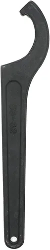 Miniatura 4 de LingGan Llave inglesa de gancho C para tuerca redonda de 2.165-2.441 in, herramienta de llave de gancho ajustable negra, herramientas de mano