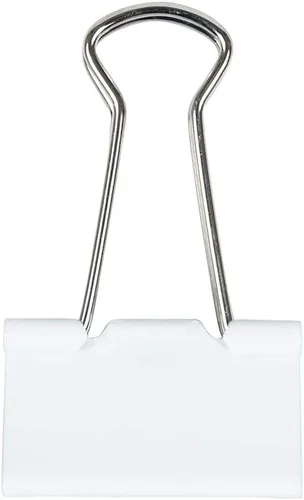 Miniatura 4 de Broches aprietapapeles JAM Paper®, Blanco