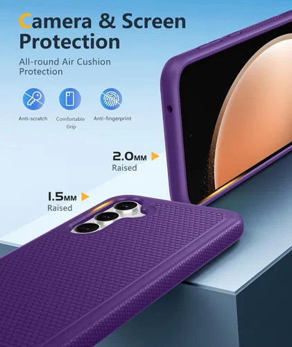 Miniatura 1011 de FNTCASE Funda para iPhone 17 Pro: Fundas delgadas translúcidas de color azul claro compatibles con MagSafe, protección completa de la cámara