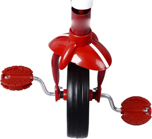 Miniatura 5 de Triciclo para niños pequeños, triciclo para niños con caja de almacenamiento abatible, asiento ajustable de 3 posiciones, diseño plegable