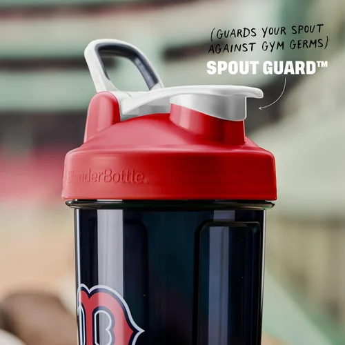 Miniatura 3 de BlenderBottle Shaker Bottle Pro Series perfecta para batidos de proteínas y antes del entrenamiento, 32 onzas, azul cerúleo