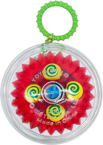 Miniatura 6 de Big Time Toys Yoyo Ball Yoyo de retorno automático, paquete de fiesta de 5, colores y patrones surtidos, nunca necesita rebobinar, nuevo giro