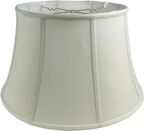 Miniatura 21 de Royal Designs, Inc. BSO-711-17WH - Pantalla de lámpara de campana de tambor poco profunda, 11 x 17 x 10, color blanco
