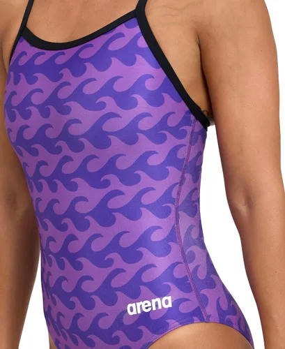Miniatura 4 de ARENA Performance Ride The Wave - Traje de baño de una pieza para mujer con espalda descendente ligera MaxLife