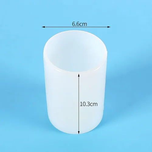 Miniatura 5 de Paquete de 2 moldes cilíndricos y redondos para velas, estilo de 2 tamaños, moldes de silicona 3D para resina y chocolate, moldes cilíndricos hechos