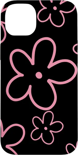 Miniatura 15 de Pink Black Flower Retro Modern Boho Floral Aesthetics Case for iPhone 17