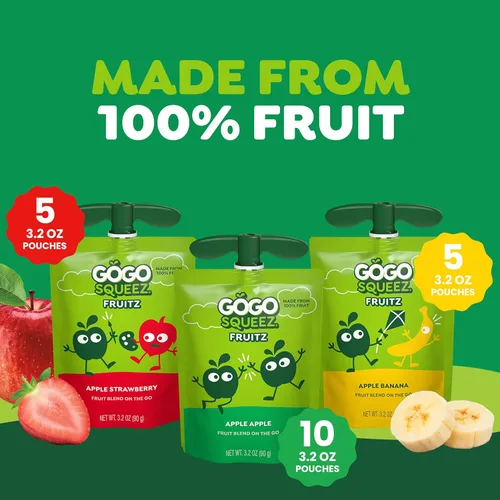 Miniatura 6 de GoGo SqueeZ - Puré de manzana para niños