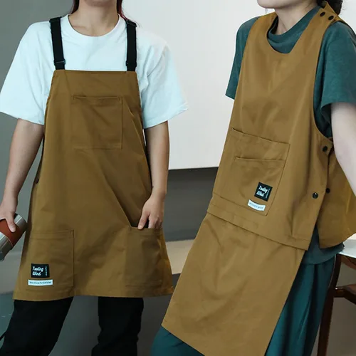 Miniatura 7 de Professional Utility Apron Polyester with Storage Pockets Apron Vest for Restaurant Staff Hairdressing Baristas Tool