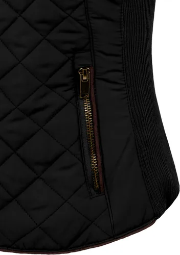 Miniatura 4 de NE PEOPLE Chaleco acolchado ligero con cremallera para mujer (S-3XL)