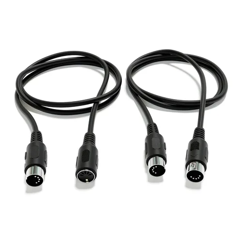 Miniatura 8 de Cable de audio de extensión MIDI - DIN de 5 pines - macho a macho/hembra [macho a hembra 200 cm - 78.74"]